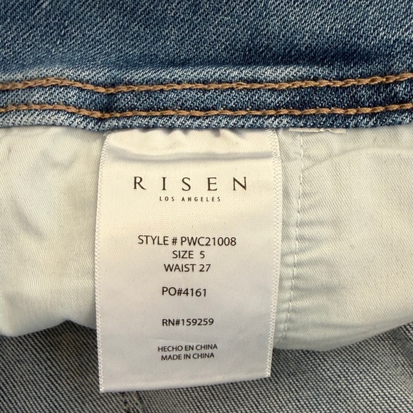 Risen Light Blue Jeans - Picture 10 of 12